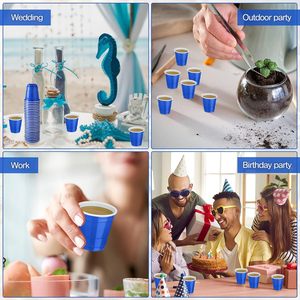 Logo personnalisé en gros d'usine jetables 2oz en plastique coloré mini <span class=keywords><strong>verre</strong></span> à liqueur de fête pour les mariages et les fêtes pour les tasses de jeu - Product Image 5