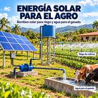 Kit solaire agricole de 10 à 30 kW pour l'irrigation des élevages, l'alimentation de secours hors réseau, système d'énergie solaire hors réseau