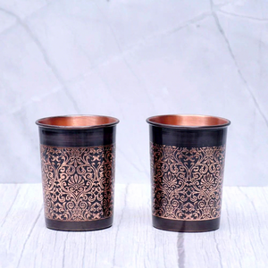 Vaso de Cobre Puro Hecho a Mano, Vaso Metálico Resistente para una Vida Saludable e Hidratación Diaria - Product Image 3