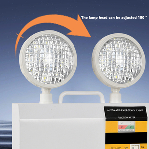 Venta directa de fábrica Placa de circuito ajustable de doble cabeza Luz de emergencia de fuego de doble cabeza recargable - Product Image 5