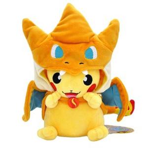 Großhandel 23 cm Anime Pokemon Feuer atmung Drache Pikachu Drag Mantel Plüsch Tier Spielzeugpuppe gefüllt & Plüsch Spielzeug Tier - Product Image 4