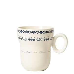 M 350ml 12oz peint à la main chocolat chaud lait café tasses en céramique avec poignée pour le petit déjeuner meilleurs cadeaux pour les amis de la <span class=keywords><strong>famille</strong></span> - Product Image 6