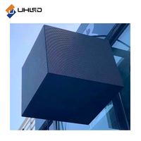 Schermo LED a cubo a colori impermeabile con grado di protezione IP66, HDR10+, frequenza di aggiornamento 3840Hz, garanzia di 5 anni per pubblicità esterna
