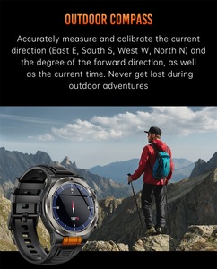 KT91 Outdoor Smartwatch AMOLED 1.43 Inch 1100mAh Battery 3ATM Waterproof BT Call Smart Watch - Product Image 5