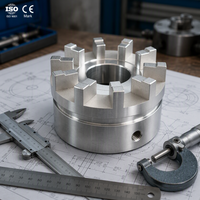 Coude de raccordement marin en acier inoxydable moulé avec précision, usiné CNC sur mesure pour systèmes de fluides de bateaux