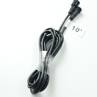 Câble Pigtail SCOTT 10 pieds 3 conducteurs NOIR étanche mâle/femelle 18AWG avec connecteur XCONNECT Modèle SC-Pigtail-10-XC Garantie 2 ans