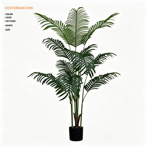 Plantas Decorativas de Interior al por Mayor, Plantas Artificiales <span class=keywords><strong>Verdes</strong></span>, Ficus, Árbol de <span class=keywords><strong>Coco</strong></span> Artificial Personalizable para Exteriores - Product Image 1