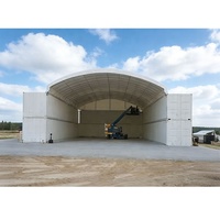 Gran Oferta: Carpa Industrial Moderna de Estructura de Acero de Doble Celosía de Alta Resistencia, Gran Edificio de Tela para Almacenamiento de Almacén