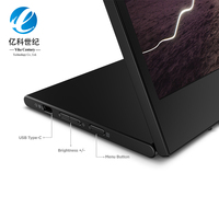 Moniteur portable Lenovo ThinkVision M16 Mini 16 pouces FHD 60Hz 300 nits 45% NTSC Écran IPS USB Type-C Affichage personnel et domestique
