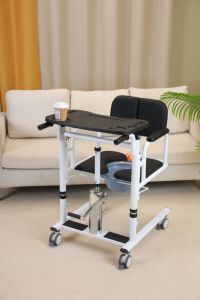 Paralysé personnes âgées maison main levage Machine handicapé douche toilette salle de bain pliant hydraulique ascenseur Patient mobile chaise de transfert - Product Image 3