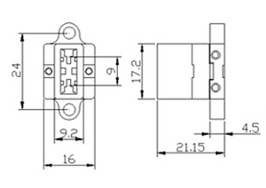 Thạch Anh <span class=keywords><strong>Halogen</strong></span> Ổ cắm đèn Holders & căn cứ sản phẩm - Product Image 3