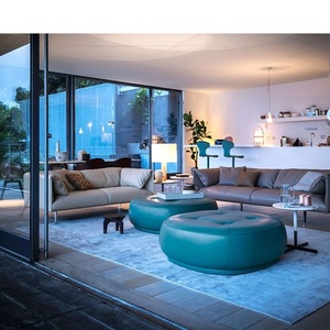 Divano italiano <span class=keywords><strong>moderno</strong></span> in ecopelle <span class=keywords><strong>blu</strong></span> set mobili <span class=keywords><strong>soggiorno</strong></span> - Product Image 6