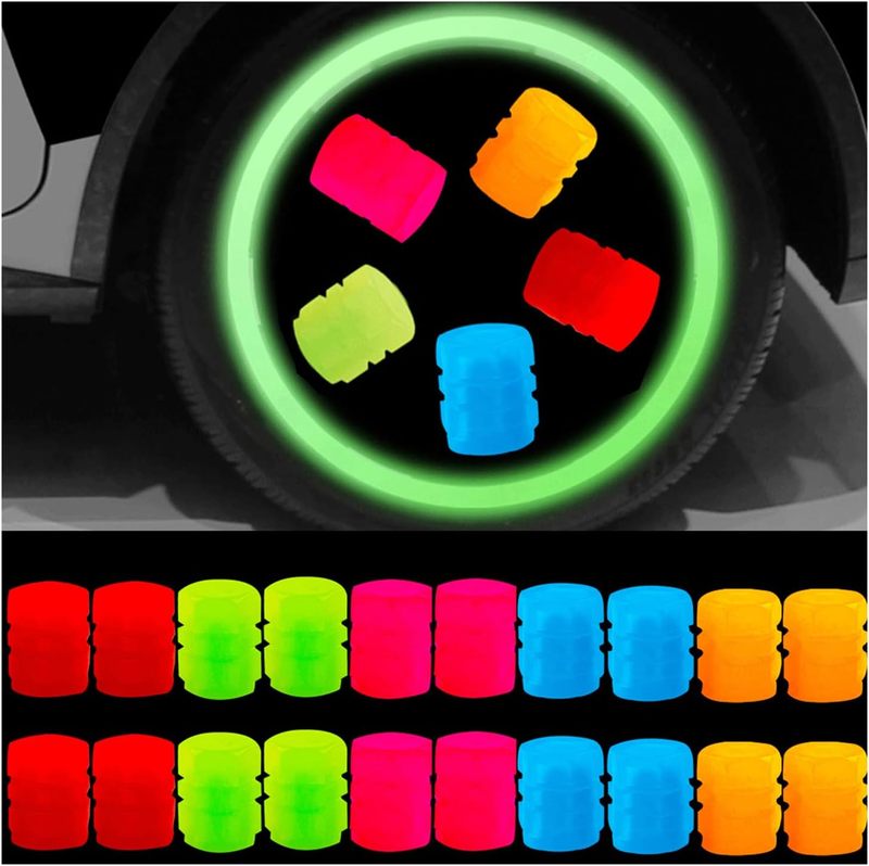 ABS Luminous Tire Valve Cap Tyre