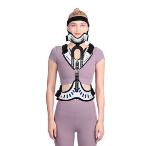 Thoracolumbar kepala leher dan dada memperbaiki penjepit, pinggang punggung Orthosis serviks Thoracic Brace dapat disesuaikan serviks Orthosis - Product Image 1