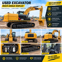Excavatrice sur chenilles d'occasion Caterpillar pour CAT 320D, bon état, excavatrice sur chenilles d'occasion CAT320
