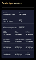 Traducteur vocal 2026 S20pro : Conversation bidirectionnelle personnalisée sans pression sur les boutons, 148 langues en ligne, 27 hors ligne