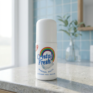 CRYSTAL FRESH Desodorante Antitranspirante Líquido Mineral en Roll-On de 60 ml RN-P060 Certificado ISO9001 ISO22716 OTOP Unisex - Product Image 2