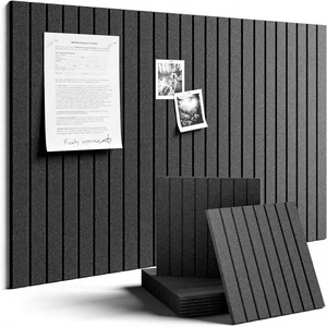 Traitement <span class=keywords><strong>acoustique</strong></span> PET Groove, isolation phonique murale pour salle de musique, écologique pour auditorium scolaire - Product Image 1