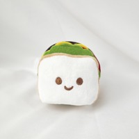 Porte-clés mignon en peluche fruits et légumes Durian mangue Chili Boba lait thé avocat chou jouets en peluche pendentif griffe Machine cadeaux