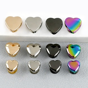 Meetee khóa trang trí hình vuông hợp kim ky621 8/10/12/14mm khóa hình trái tim hình xô đinh tán phụ kiện phần cứng hành <span class=keywords><strong>l</strong></span>ý Khóa Đinh tán - Product Image 1