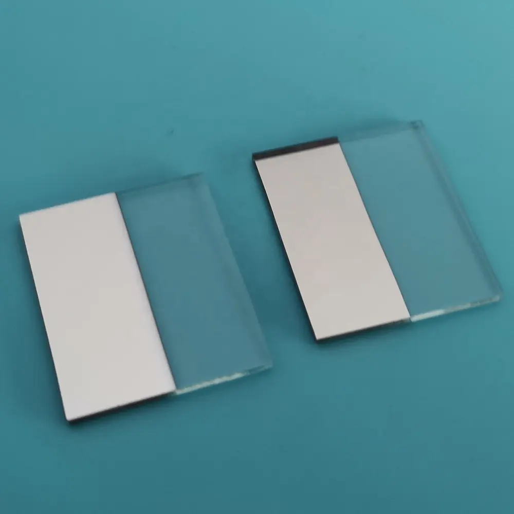 Hohe Reflektierende Hälfte Aluminium Beschichtung Vordere Oberfläche Optische Glas Spiegel