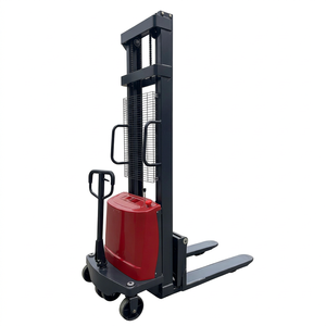 Apilador de Palets Semieléctrico de Alta Calidad de Fábrica al por Mayor, 1.5T, con Batería de Litio-Ion y Desplazador Lateral Hidráulico - Product Image 1
