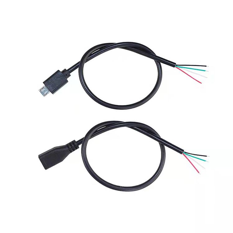 Micro <strong>USB</strong> Charger 5pin 5 <strong>Wire</strong> Data Micro <strong>Usb</strong> to Open <strong>Bare</strong> <strong>End</strong> Kabel <strong>Cable</strong>