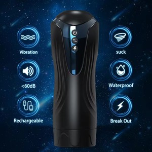 STELLAR PATH Nouvelle Tasse Masturbatrice Vibrante à 7+1 Fréquences avec Prononciation Intégrée et Fonction de Succion pour Hommes en ABS+TPE+Silicone - Product Image 6