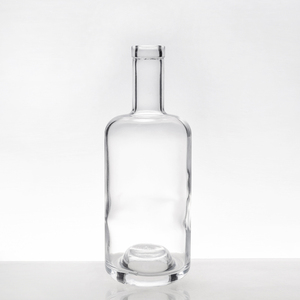 Botella de <span class=keywords><strong>Licor</strong></span> de Cristal Premium con Hombro Cilíndrico, Vacía, Sellada con Corcho, para Whisky, Brandy, Ron, <span class=keywords><strong>Tequila</strong></span> y Licores - Product Image 2