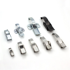 Stainless Steel Buckle Locks For <b>Tool</b> <b>Boxes</b> Universal Metal Box Fasteners Polished Surface Elastic Vibration Damping - Product Image 1
