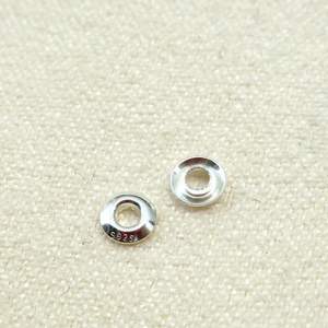 DIY Perle Accessoires S925 Argent Sterling Lulutong Patch Plaque Ronde Cap Pendentif Plateau Perle Chaîne - Product Image 4