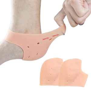 Protector de <span class=keywords><strong>talón</strong></span> de Gel de silicona TPR cómodo de 2 piezas, Protector de zapato suave lavable para <span class=keywords><strong>fascitis</strong></span> <span class=keywords><strong>plantar</strong></span>, plantillas cómodas para deportes de <span class=keywords><strong>talón</strong></span> - Product Image 2