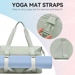 Multiple Pockets Yoga <b>Bag</b> Design <b>Weekender</b> Personal Items Carry on Tote <b>Bag</b> Overnight Duffel <b>Bag</b> for <b>Women</b> - Product Image 5