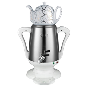 <span class=keywords><strong>Samovar</strong></span> Elettrico in Acciaio Inox da 1800W con Approvazione CE, <span class=keywords><strong>Teiera</strong></span> Turca con <span class=keywords><strong>Teiera</strong></span> in Ceramica - Product Image 1