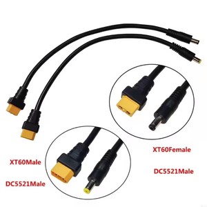 Câble adaptateur secteur <span class=keywords><strong>DC5521</strong></span> vers XT60 de 30cm de long pour un transfert de courant efficace connecteur mâle XT60 vers <span class=keywords><strong>DC5525</strong></span> 5521 - Product Image 1