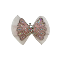 Accessoires de chaussures tendance, sandales à talons fleuris, strass, nœuds, décoration de chaussures, accessoires pour cheveux d'enfants, pince à cheveux, bricolage