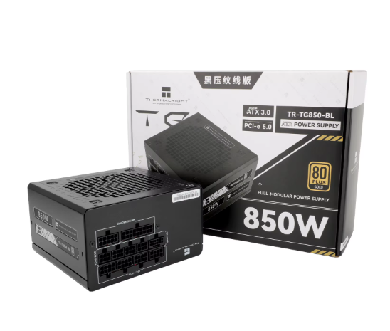 Original TR TG850 BL 850W ATX 3.0 PCIe 5.0 80+ Gold Full Modular Power Supply 12V Pc Desktop Psu in Stock