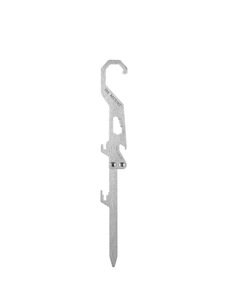 Soporte multifuncional para espiral antimosquitos de acero inoxidable para exteriores, abridor de botellas, regla medidora, plegable e insertable - Product Image 1