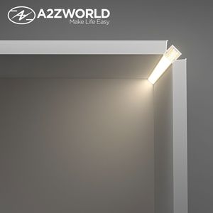 Kit de Perfil de Aluminio Completo de 2 Metros para Tira de LED para Empotrar en Placas de Yeso con Solapas Ocultas para Iluminación LED - Product Image 4