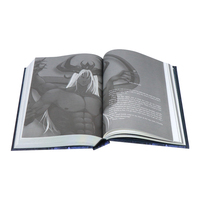 Impression de livres reliés personnalisés avec bords holographiques, bords pulvérisés, édition spéciale, reliure cartonnée, impression UV sélective
