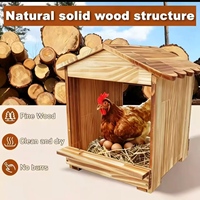 Poulailler en bois massif