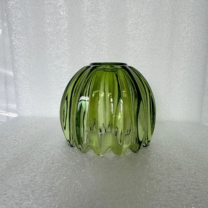 Verre épaissi ambre fleur petite citrouille vert blanc Transparent éclairage <span class=keywords><strong>abat</strong></span>-<span class=keywords><strong>jour</strong></span> pour lustre plafonnier applique murale - Product Image 2