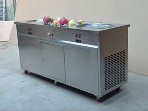 Nhà Máy Cung Cấp Chảo Vuông Chiên Máy Làm Kem/Đơn Chiên Máy Làm Kem Cuộn/Thái Lan Chiên Máy Làm Kem - Product Image 3