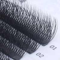 Extensions de cils pré-faits en éventail 5D Camellia multi-couches, effet naturel et volumineux, cils en grappe, légers et doux LC/LD