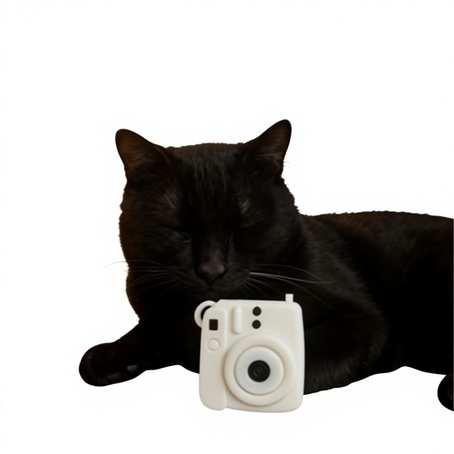 Cross-border New Instagram Style Plastic-Up Photo Camera Keychain MH2403 for Promotional Gifts