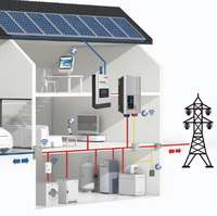 Contrôleur de charge solaire MPPT Aokun 60~100A |   12V/24V/36V/48V |   Série PC1800F 245V, charge intelligente, puissance PV maximale 900W-6250W, 230V