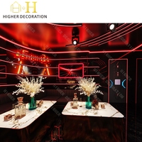 Ensemble de meubles de bar à chicha moderne pour discothèque, ensemble de canapés pour salon VIP, meubles de luxe pour boîte de nuit