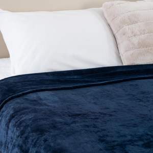 Manta de felpa peluda suave de lujo de felpa Microlight de lana de franela ligera personalizada para cama - Product Image 3