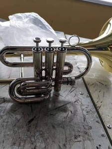 Trombón de pistón de llave Bb de laca dorada de alta calidad (JTB-400) - Product Image 3