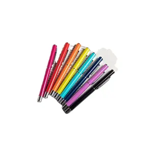 Solid Color Pen Metal Shell Multicolor Creative Neutral Pen Stationery Office Supplies Signature Pen Wholesale Custom Logo